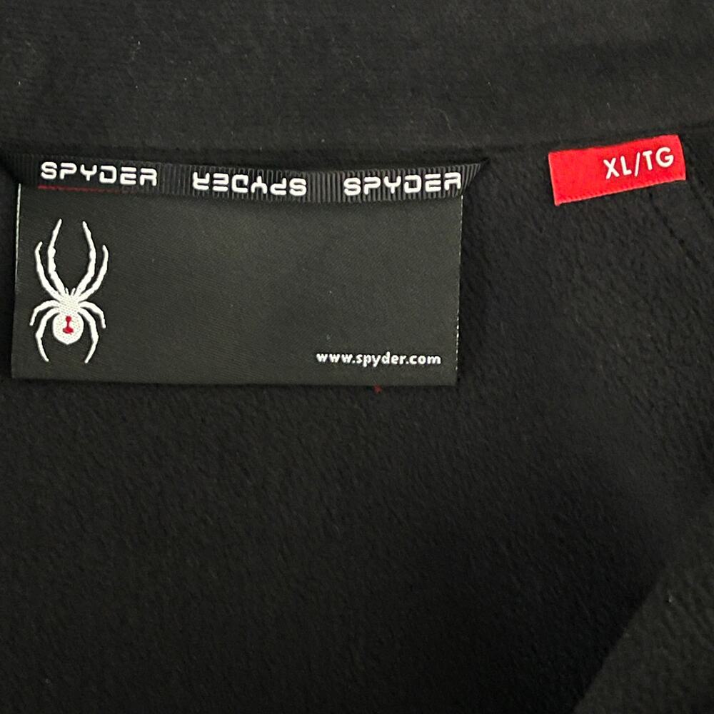 Spyder Men's Half-Zip Outbound Sweater Jacket XL Black Red NWOT - Picture 11 of 11
